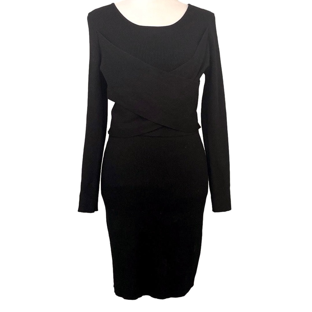 Almost Famous black sweater skirt set size extra large